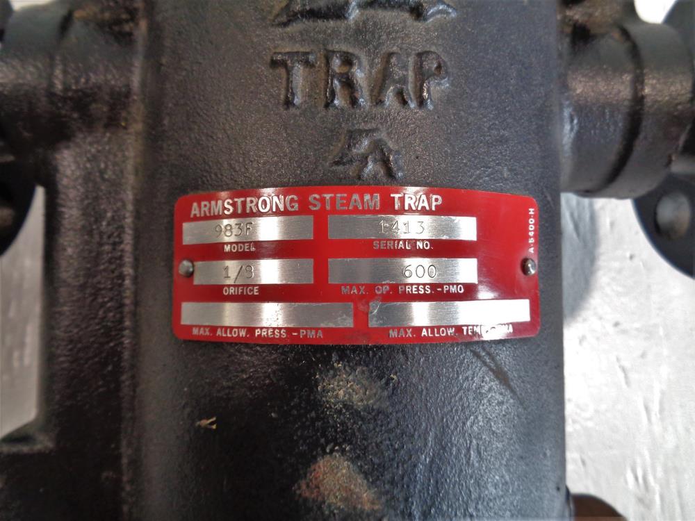 Armstrong 3/4" Inverted Bucket Steam Trap 600# Flange, Model 983F